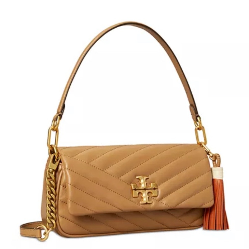 Tory Burch Kira Small Chevron Tassel Shoulder Bag